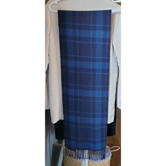 Coach Classic Plaid Wool/Cashmere Scarf - Picture 2 of 7